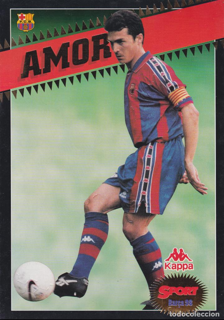 Coleccionismo deportivo: Guillermo Amor Mart&iacute;nez &ndash; FUTBOL CLUB BARCELONA &ndash; KAPPA &ndash; SPORT BAR&Ccedil;A98 - LAMINA CARTON (21X30)