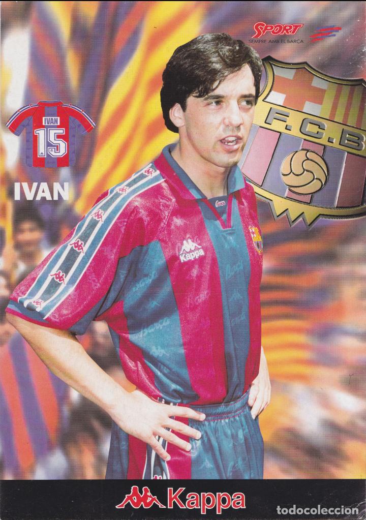 Coleccionismo deportivo: IVAN IGLESIAS &ndash; FUTBOL CLUB BARCELONA &ndash; KAPPA &ndash; SPORT SEMPRE AMB EL BAR&Ccedil;A - LAMINA CARTON (21X30)