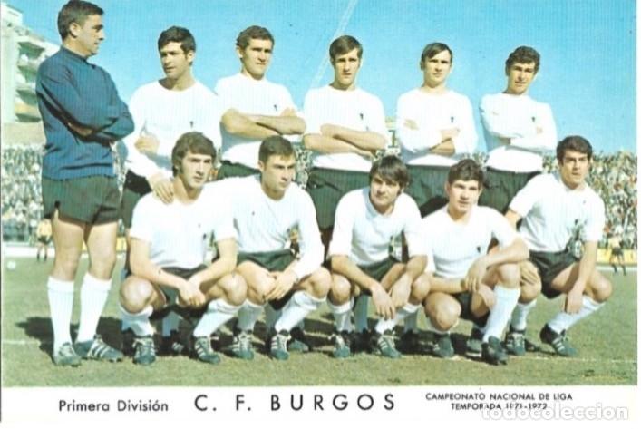 Sammelleidenschaft Sport: BURGOS CF: L&aacute;mina de un equipo de la temporada 70-71