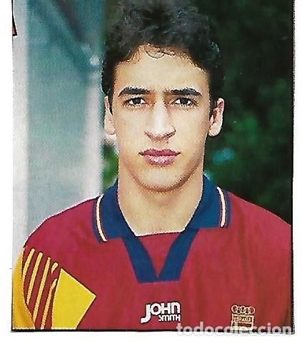 Coleccionismo deportivo: SELECCI&Oacute;N ESPA&Ntilde;OLA OL&Iacute;MPICA DE F&Uacute;TBOL: Recorte de RA&Uacute;L. 1996