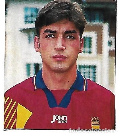 Coleccionismo deportivo: SELECCI&Oacute;N ESPA&Ntilde;OLA OL&Iacute;MPICA DE F&Uacute;TBOL: Recorte de JAVI NAVARRO. 1996