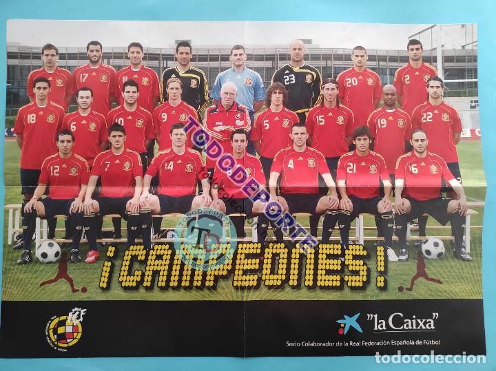poster grande seleccion española campeona - Acheter Affiches football anciennes sur todocoleccion