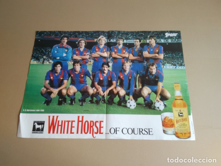 Collezionismo sportivo: P&Oacute;STER GRANDE BAR&Ccedil;A BARCELONA 1984-1985 EQUIPO LIGA 84-85 DIARIO SPORT, MIDE 60 X 43 CM