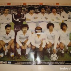 Coleccionismo deportivo: HONDURAS-POSTER-MUNDIAL DE ESPAÑA 1982-REVISTA FUTBOL-URQUIA-CABALLERO-ARZU-VER FOTOS-(V-23.548)