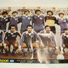 Coleccionismo deportivo: EL SALVADOR-POSTER-MUNDIAL DE ESPAÑA 1982-REVISTA FUTBOL-MAGICO GONZALEZ-VER FOTOS-(V-23.558)