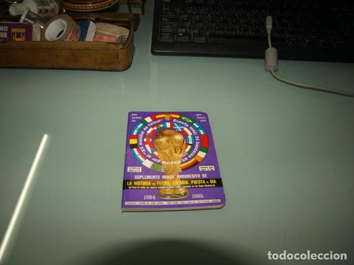 Coleccionismo deportivo: LA HISTORIA DEL FUTBOL ESPA&Ntilde;OL PUESTA AL DIA 1984-1985, ESPA&Ntilde;A 1982:24 BANDERAS