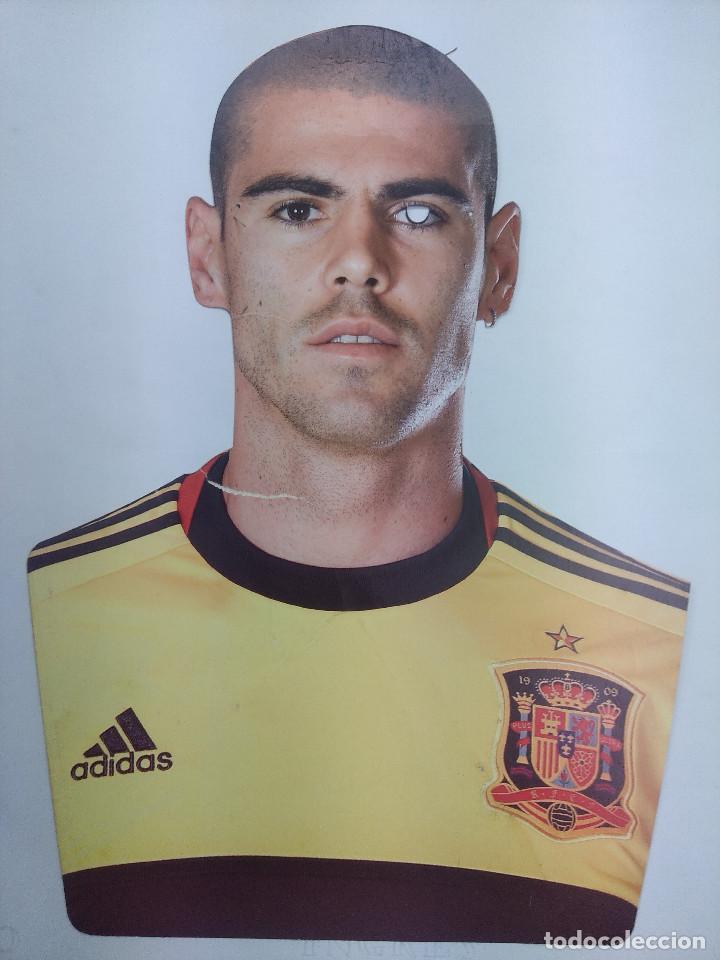 Coleccionismo deportivo: CARETA VICTOR VALDES/SELECCION DE FUTBOL ESPA&Ntilde;A.