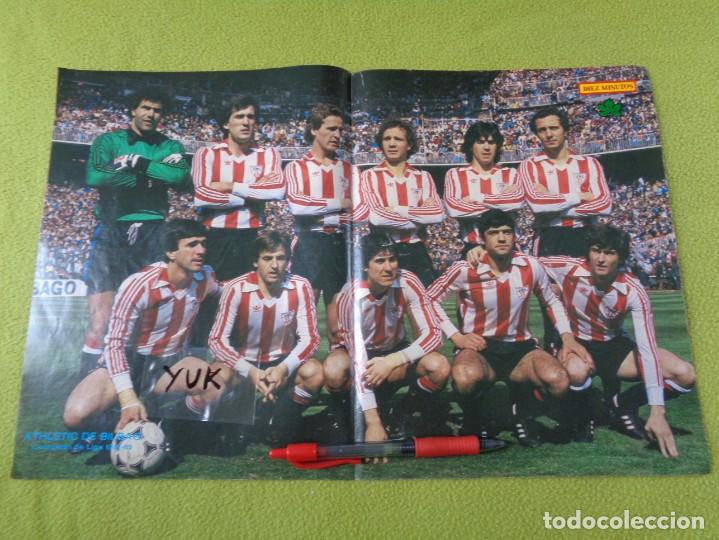 Coleccionismo deportivo: POSTER REVISTA DIEZ MINUTOS 28CM X 44CM - ATHLETIC DE BILBAO CAMPEON LIGA 1982 -1983