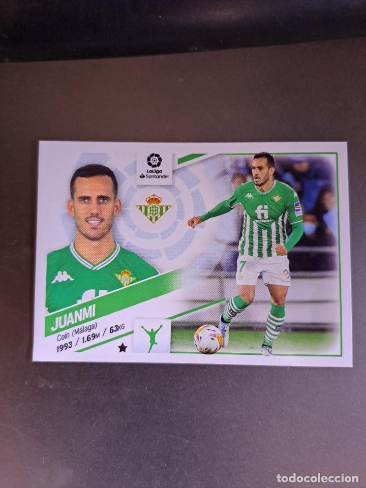 Coleccionismo deportivo: CROMO JUANMI 18 BETIS LIGA 22 23 TEMP 2022 2023 ESTE PANINI NUNCA PEGADO