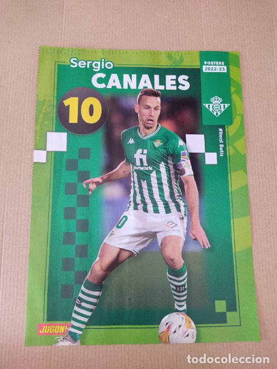 Collectionnisme sportif: CANALES BETIS ALEXANDER ISAK REAL SOCIEDAD LIGA 2022-2023 DOBLE P&Oacute;STER 1 P&Aacute;G REVISTA JUG&Oacute;N 22-23