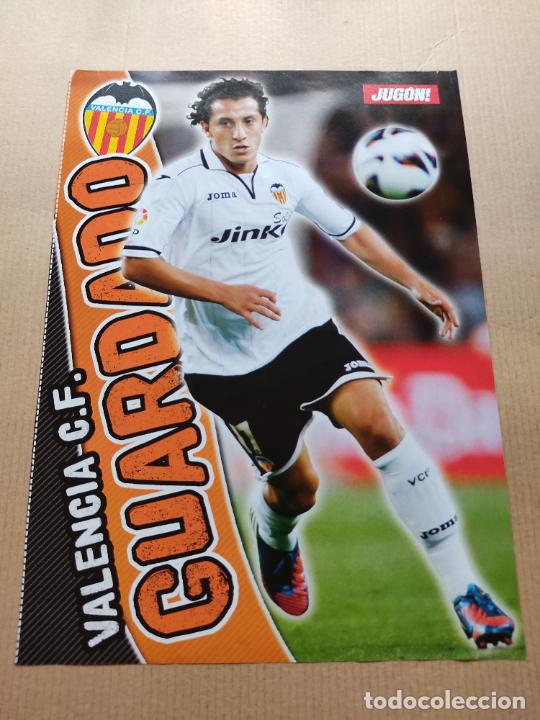 Collectionnisme sportif: GUARDADO VALENCIA EQUIPO ALINEACION CELTA VIGO LIGA 2012-2013 DOBLE P&Oacute;STER 1 P&Aacute;G REVISTA JUG&Oacute;N 12-13