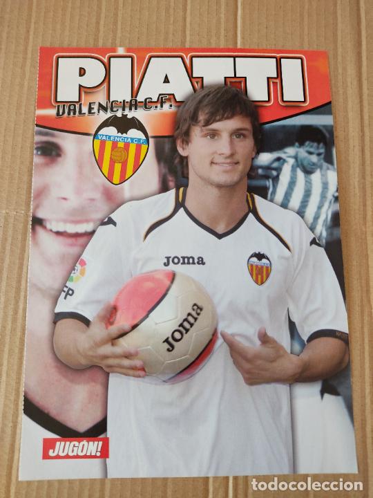 Sammelleidenschaft Sport: PABLO PIATTI VALENCIA COENTRAO REAL MADRID DOBLE POSTER 1 P&Aacute;GINA REVISTA JUG&Oacute;N