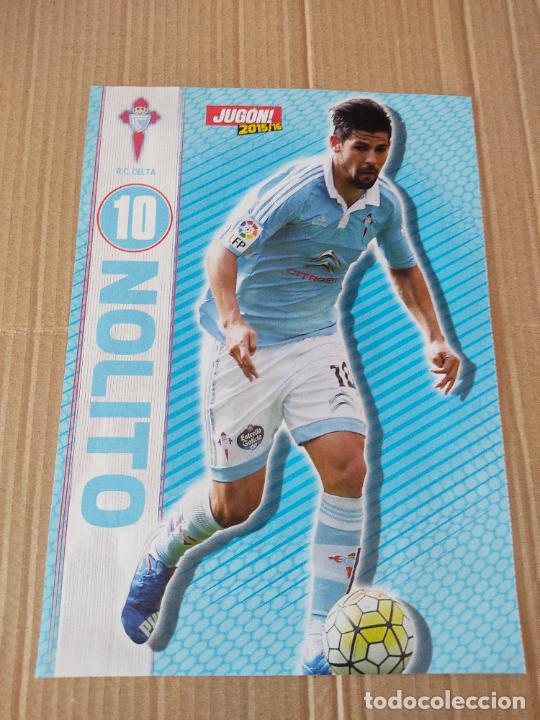 Sammelleidenschaft Sport: NOLITO CELTA VIGO EQUIPO ALINEACI&Oacute;N ESPANYOL 15-16 LIGA 2015-2016 DOBLE POSTER 1 P&Aacute;G REVISTA JUG&Oacute;N