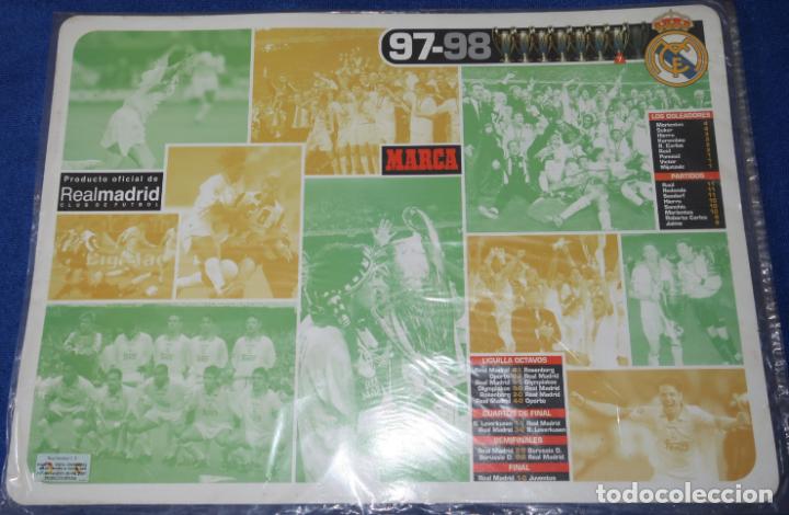 Sammelleidenschaft Sport: Mantel individual Real Madrid 97/98 - Producto oficial - MARCA &iexcl;Precintado!