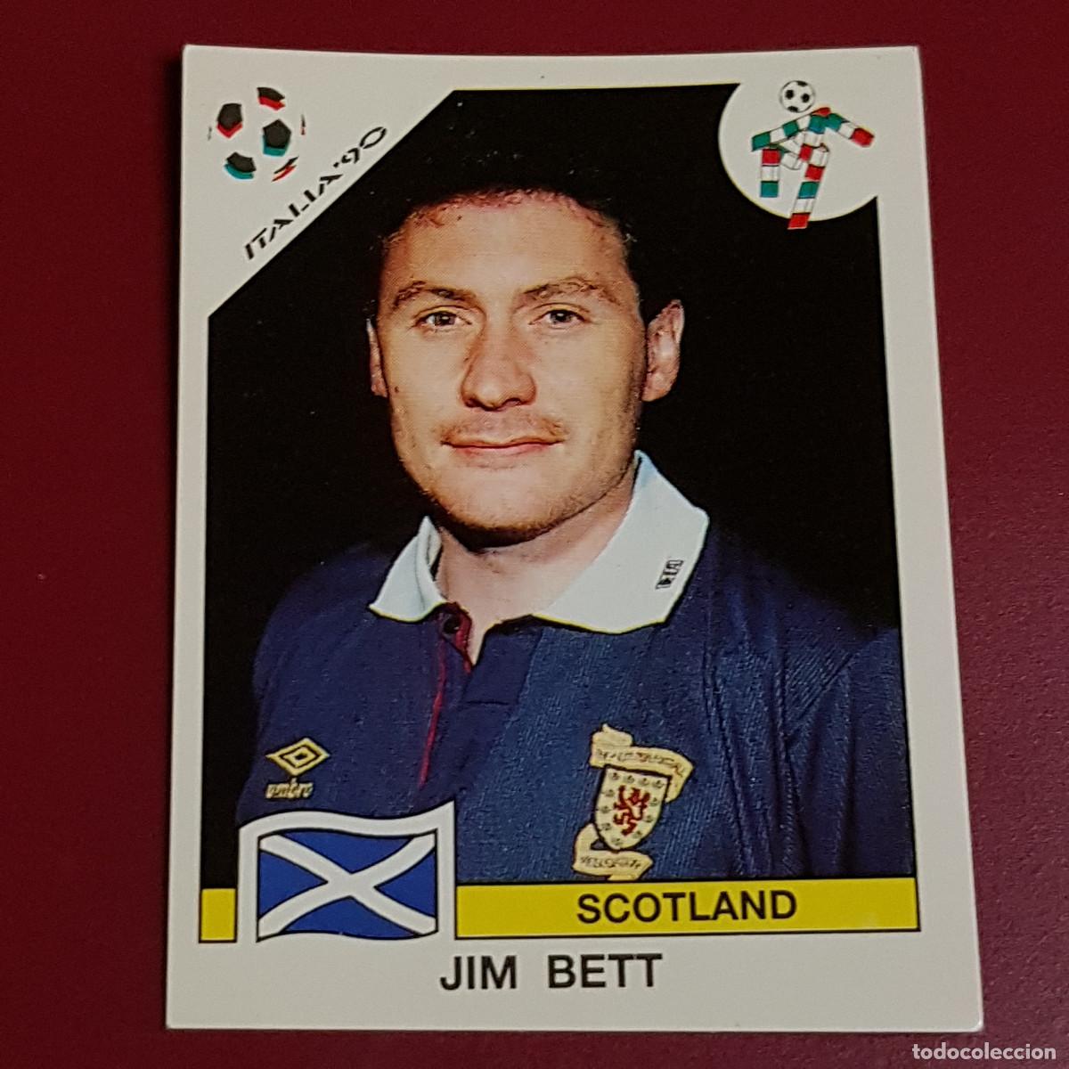 Sammelleidenschaft Sport: PANINI - ITALIA 90 - 1990 - ESCOCIA - JIM BETT 225 - NUNCA PEGADO