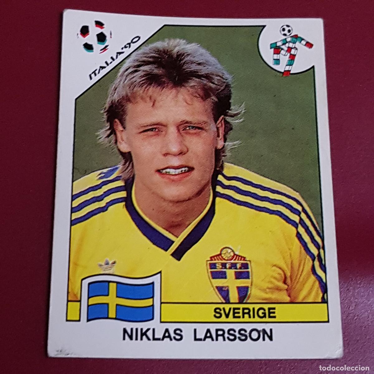 Sammelleidenschaft Sport: PANINI - ITALIA 90 - 1990 - SUECIA - NIKLAS LARSSON 243 - NUNCA PEGADO