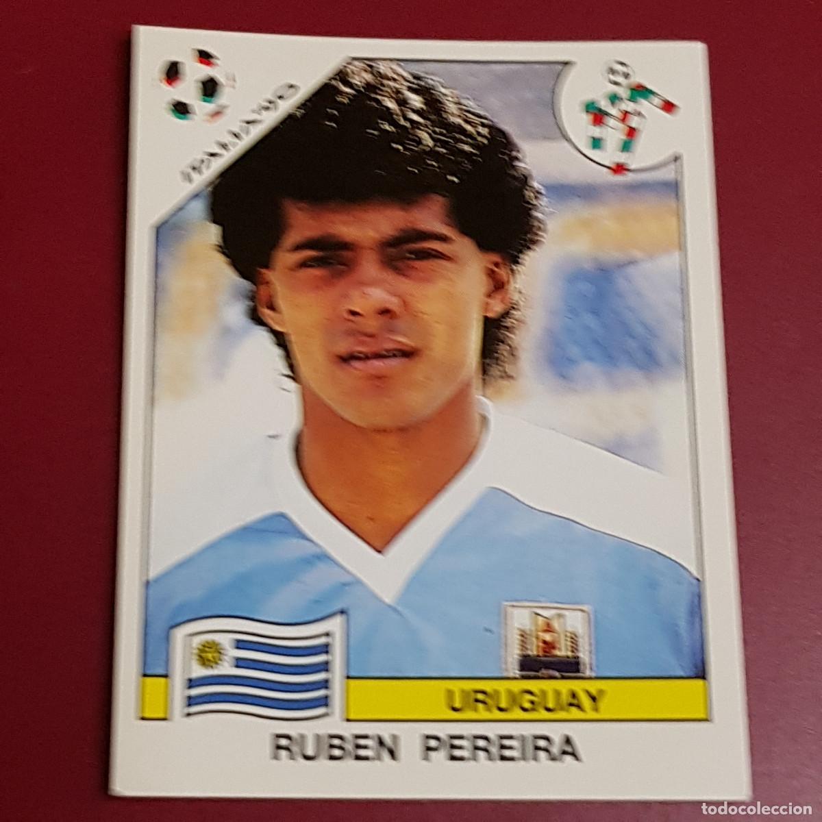 Coleccionismo deportivo: PANINI - ITALIA 90 - 1990 - URUGUAY - RUBEN PEREIRA - 376 - NUNCA PEGADO