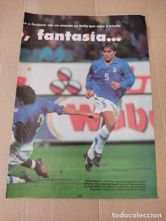 Sammelleidenschaft Sport: CANNAVARO ITALIA + INZAGHI DOBLE TIPO POSTER 1 PAG REVISTA DON BALON A&Ntilde;OS 90