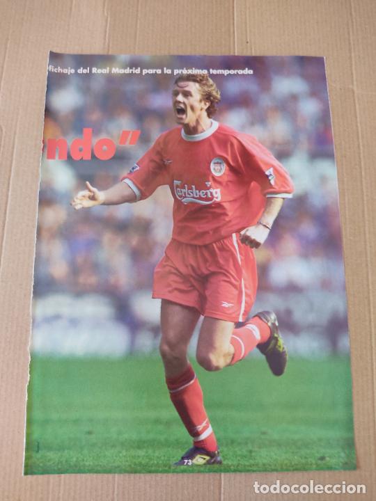 Sammelleidenschaft Sport: STEVE MCMANAMAN LIVERPOOL FICHAJE REAL MADRID POSTER 1 PAG REVISTA DON BALON A&Ntilde;OS 90