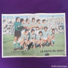 Coleccionismo deportivo: POSTER EQUIPO DE FUTBOL BETIS BALOMPIE. TEMPORADA 1974/75. LA GACETA DEL NORTE.