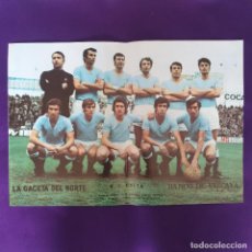 Coleccionismo deportivo: POSTER EQUIPO DE FUTBOL CELTA DE VIGO. TEMPORADA 1972/73. LA GACETA DEL NORTE.