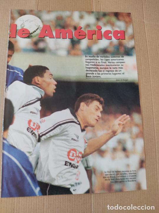 Collectionnisme sportif: CARLOS GAMARRA CORINTHIANS TIPO POSTER 1 PAG REVISTA DON BALON A&Ntilde;OS 90 + BOCA JUNIORS DEPORTIVO CALI