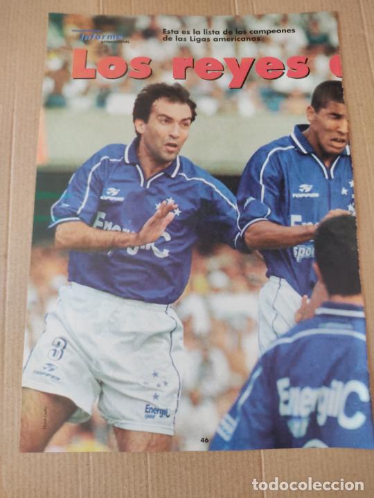 Sammelleidenschaft Sport: CRUZEIRO BRASIL TIPO POSTER 1 PAG REVISTA DON BALON A&Ntilde;OS 90 + REPORTAJE MARCOS VAMPETA