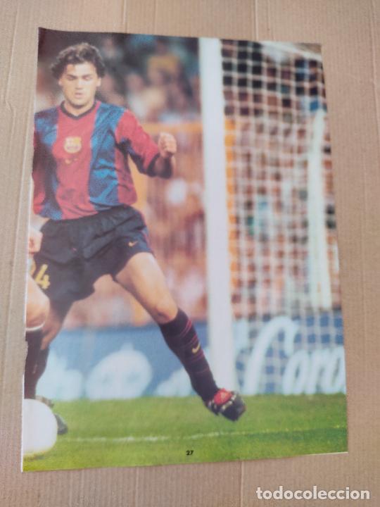 Coleccionismo deportivo: ROGER GARCIA JUNYENT BARCELONA BAR&Ccedil;A TIPO POSTER 1 PAG REVISTA DON BALON A&Ntilde;OS 90 + SCHWARZ VALENCIA