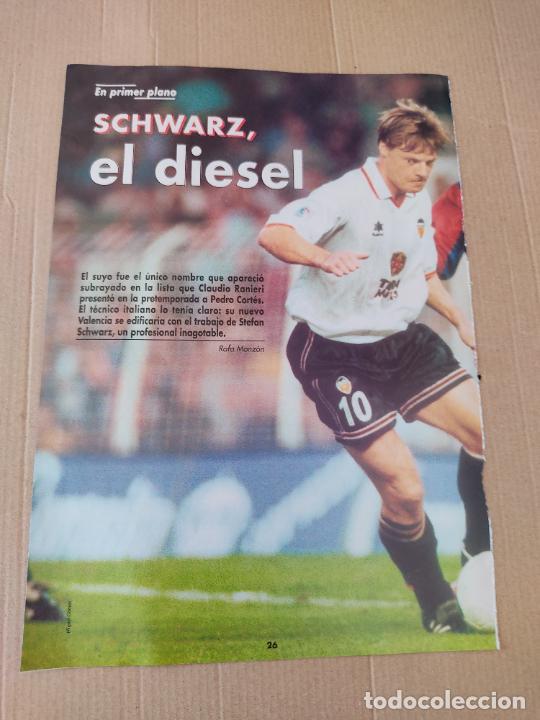 Coleccionismo deportivo: STEFAN SCHWARZ VALENCIA TIPO POSTER 1 PAG REVISTA DON BALON A&Ntilde;OS 90 + ENTREVISTA VICTOR SANCHEZ