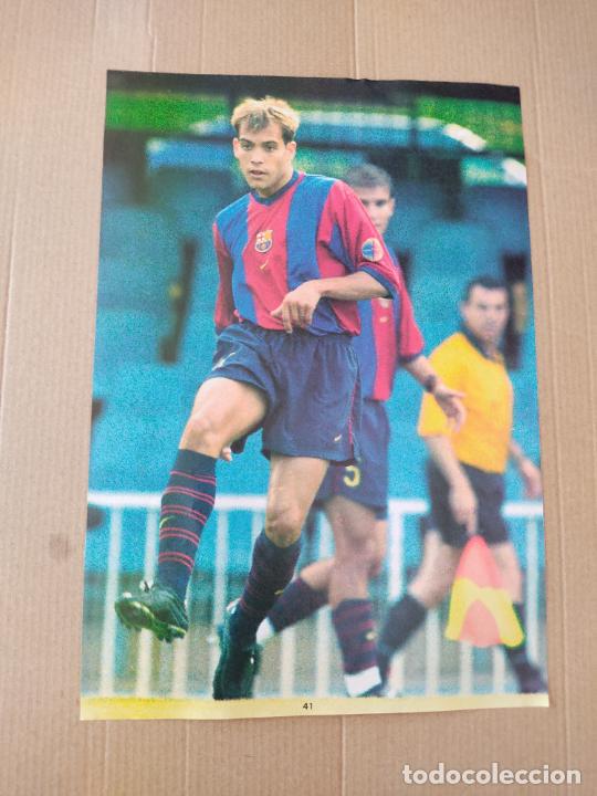 Coleccionismo deportivo: GABRI BARCELONA BAR&Ccedil;A POSTER 1 PAG REVISTA DON BALON A&Ntilde;OS 90 + REPORTAJE Y DATOS