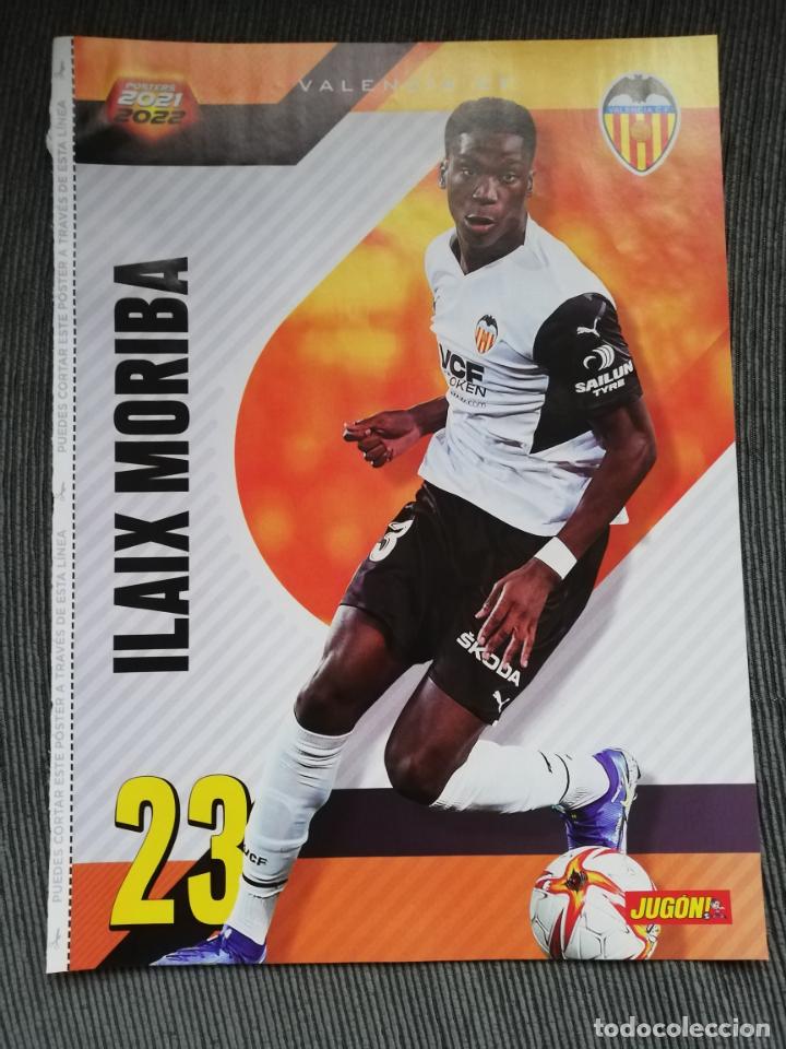 Sammelleidenschaft Sport: DOBLE POSTER ILAIX MORIBA VALENCIA CARRASCO AT MADRID REVISTA JUGON 2021 2022 21 22 TAMA&Ntilde;O FOLIO