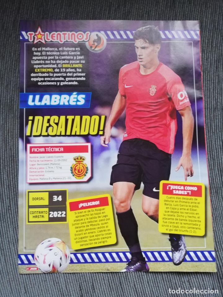 Coleccionismo deportivo: HOJA TIPO POSTER TALENTINOS LLABRES MALLORCA REVISTA JUGON 2021 2022 21 22 TAMA&Ntilde;O FOLIO
