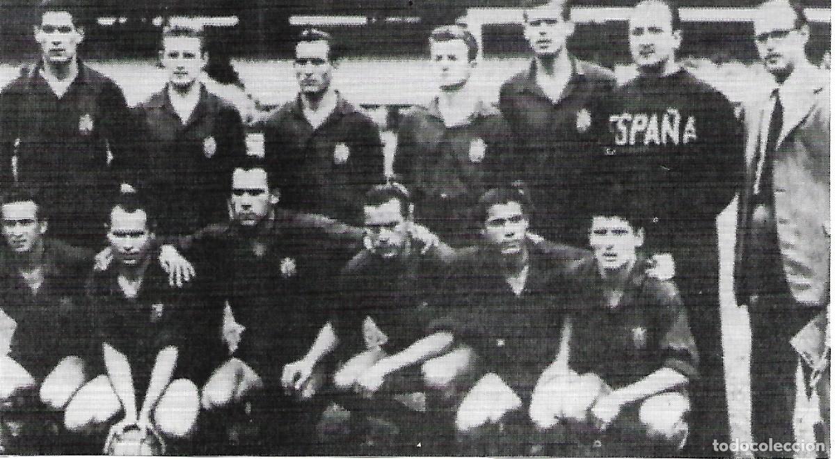 Collezionismo sportivo: SELECCI&Oacute;N DE F&Uacute;TBOL DE ESPA&Ntilde;A: Recorte del equipo que fue cuarto en el Mundial de Brasil 1950