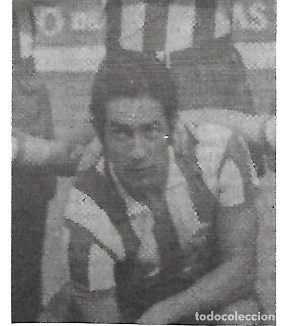 Collezionismo sportivo: REAL SPORTING DE GIJ&Oacute;N: Recorte de DE DIEGO