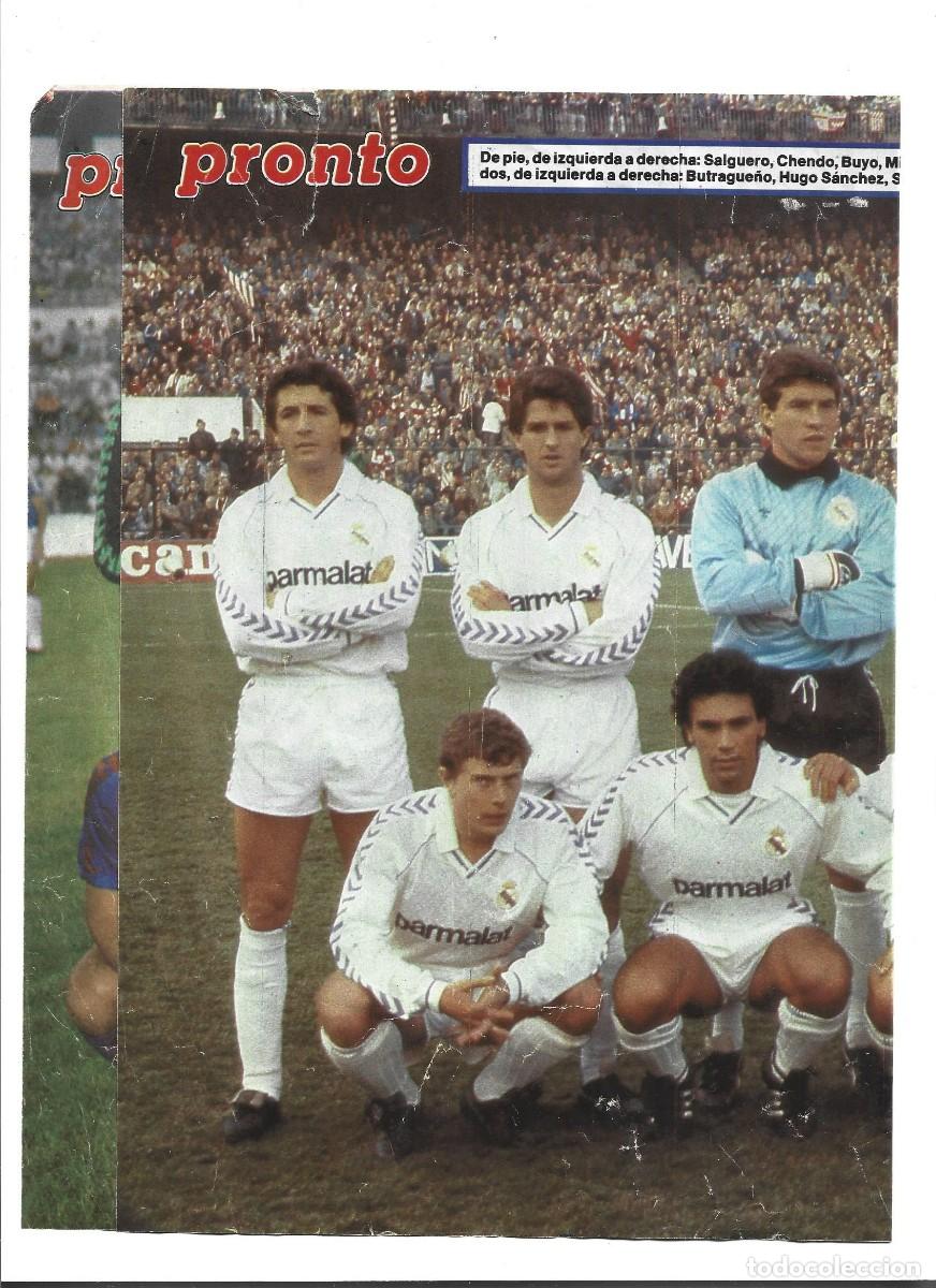 Coleccionismo deportivo: 1 poster del barca y el madrid en uno antiguo pronto - Foto 3