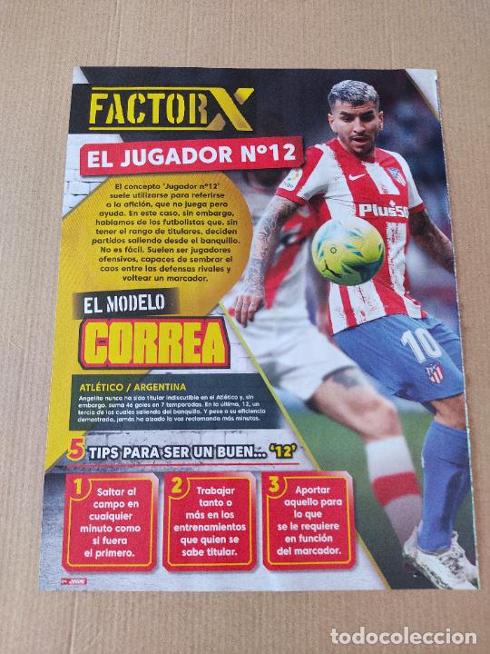 Sammelleidenschaft Sport: ANGEL CORREA ATLETICO MADRID TIPO POSTER 1 PAGINA REVISTA JUG&Oacute;N + ONCE SIGLO XXI MESSI INIESTA XAVI