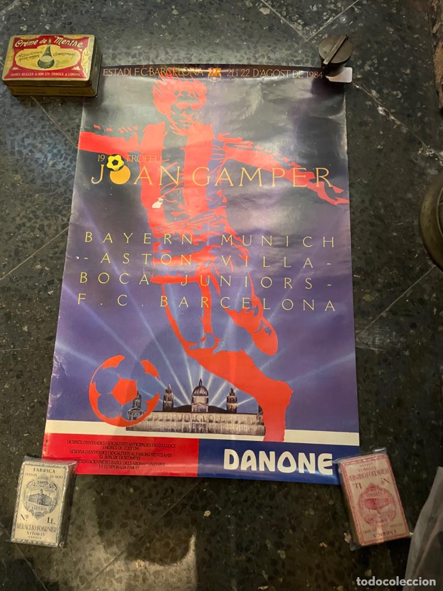 Sammelleidenschaft Sport: FUTBOL ANTIGUO CARTEL F.C. BARCELONA 21 i 22 D'AGOST 1984- 19 TROFEU JOAN GAMPER - BAYERN MUNICH, AS