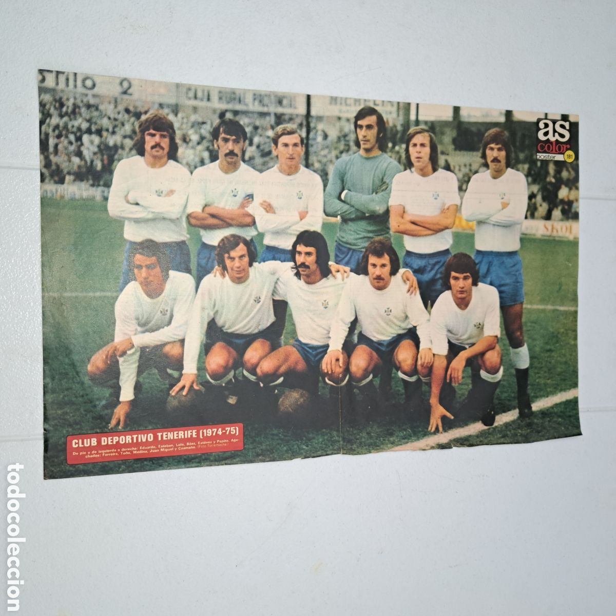 Sammelleidenschaft Sport: C. D. TENERIFE - TEMP. 1974/75 - POSTER AS COLOR