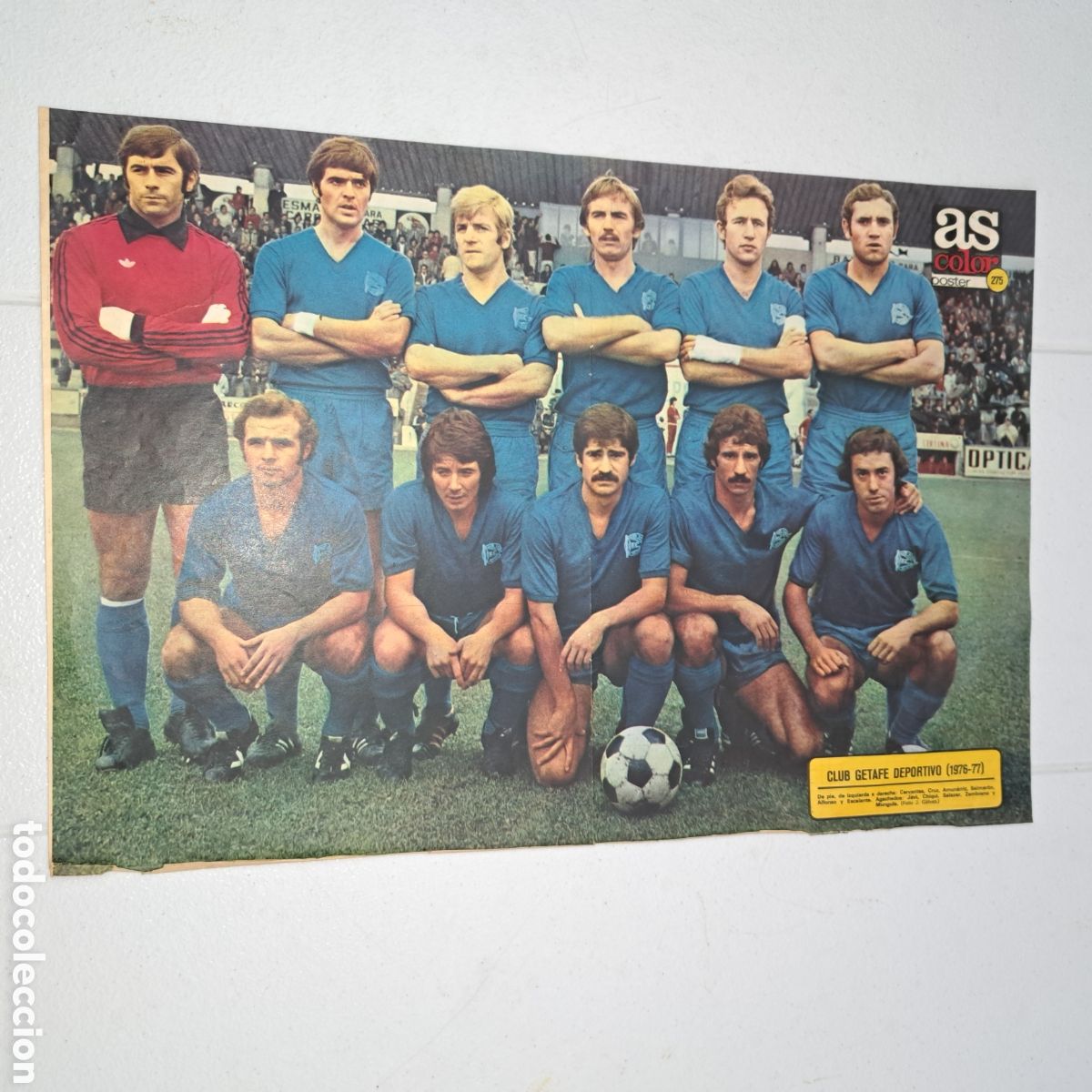 Sammelleidenschaft Sport: GETAFE, C. D. - TEMP. 1976/77 - POSTER AS COLOR