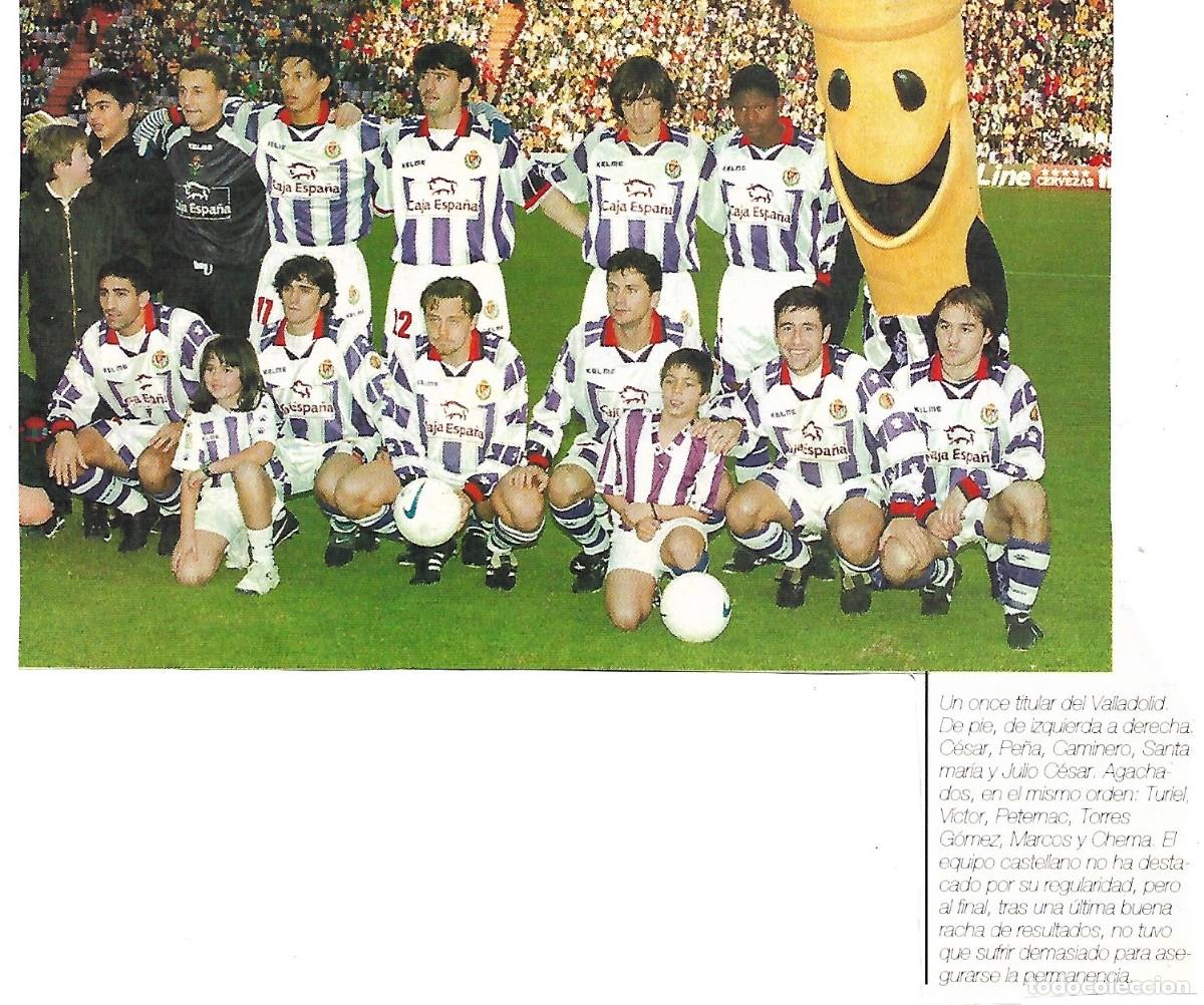 Sammelleidenschaft Sport: REAL VALLADOLID: Recorte de la temporada 98-99