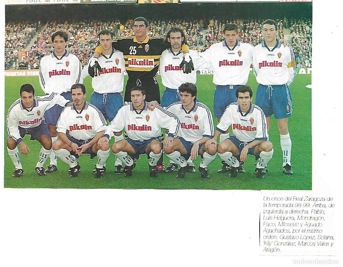 Sammelleidenschaft Sport: REAL ZARAGOZA: Recorte de la temporada 98-99