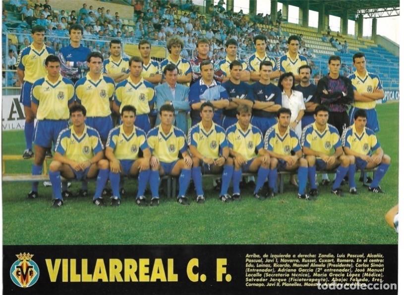 Collectionnisme sportif: VILLARREAL CF: Minip&oacute;ster de la temporada 93-94