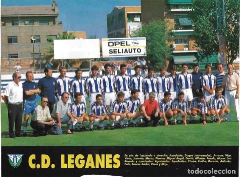 Collectionnisme sportif: CLUB DEPORTIVO LEGAN&Eacute;S: Minip&oacute;ster de la temporada 93-94