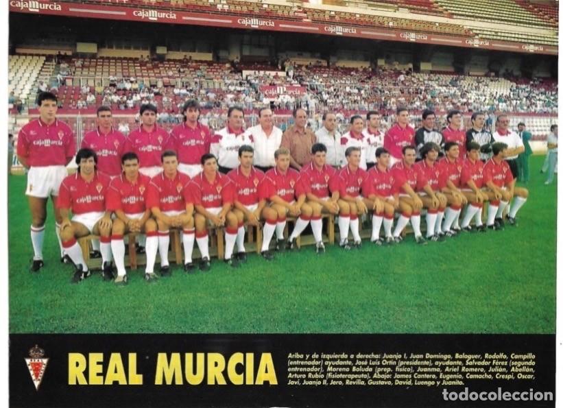 Collectionnisme sportif: REAL MURCIA: Minip&oacute;ster de la temporada 93-94