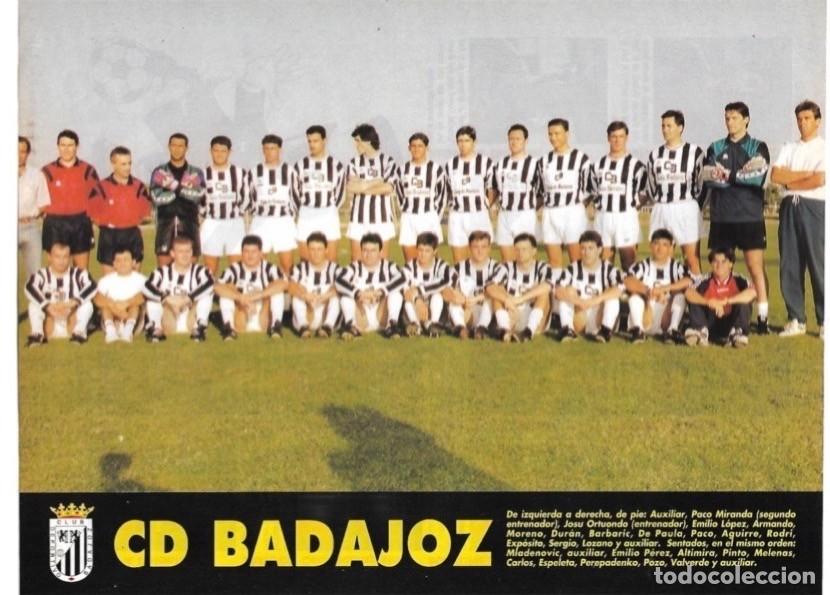Collectionnisme sportif: CLUB DEPORTIVO BADAJOZ: Minip&oacute;ster de la temporada 94-95