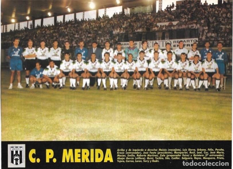 Collectionnisme sportif: CLUB POLIDEPORTIVO M&Eacute;RIDA: Minip&oacute;ster de la temporada 94-95
