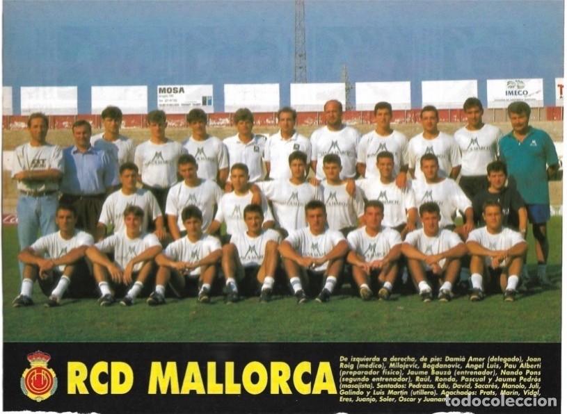 Collectionnisme sportif: RCD. MALLORCA: Minip&oacute;ster de la temporada 94-95
