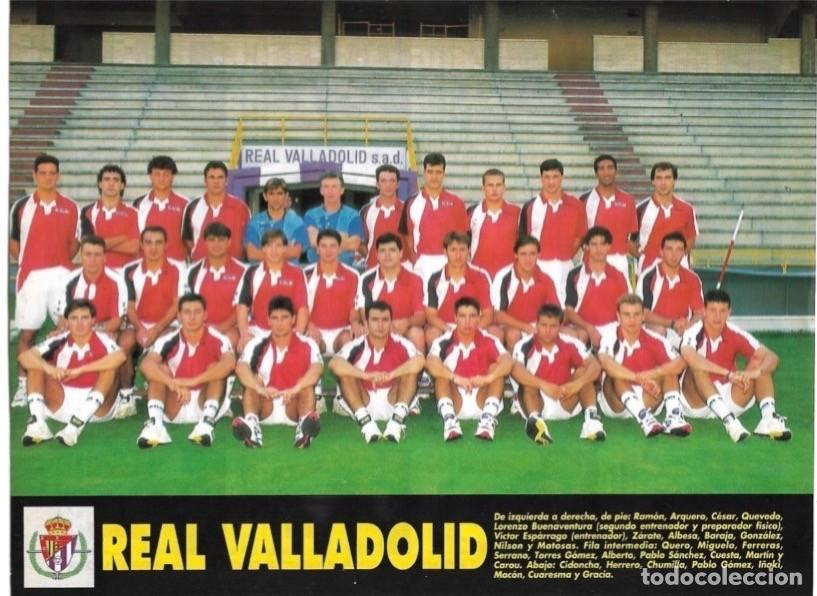 Collectionnisme sportif: REAL VALLADOLID: Minip&oacute;ster de la temporada 94-95