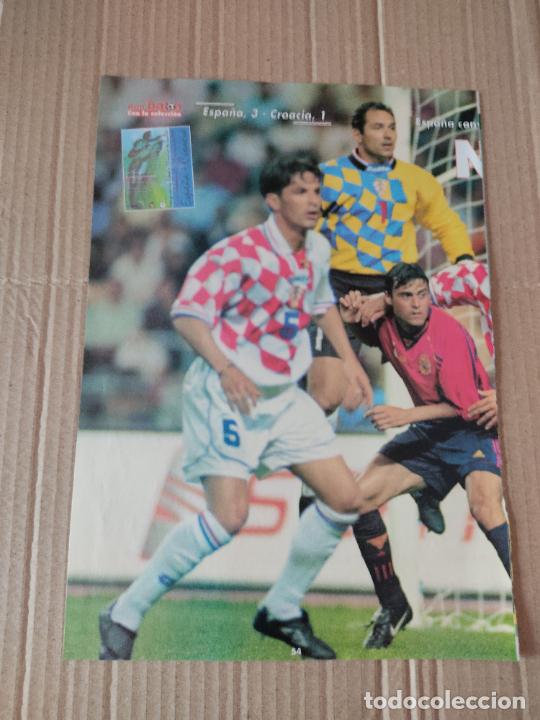 Collezionismo sportivo: LUIS ENRIQUE ESPA&Ntilde;A VS CROACIA TIPO POSTER 1 PAG REVISTA DON BAL&Oacute;N A&Ntilde;O 1999
