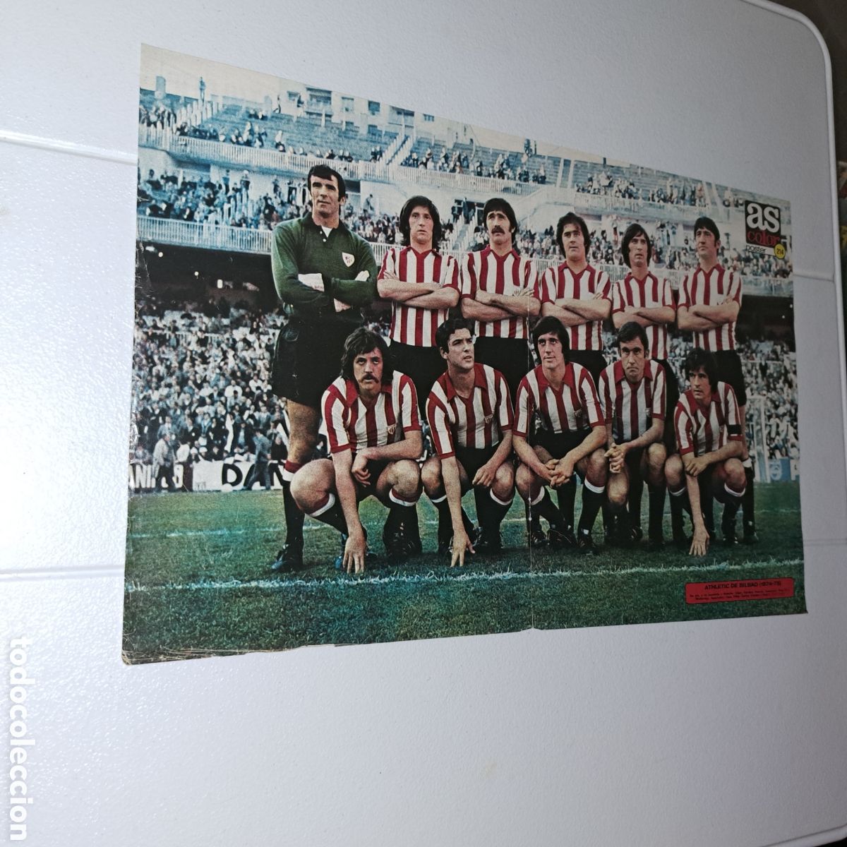 Collezionismo sportivo: ATHLETIC DE BILBAO- TEMP. 1974-75 - POSTER AS COLOR